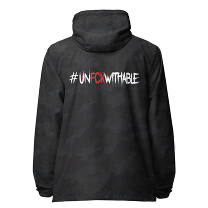 Unfckwithable lightweight zip up windbreaker