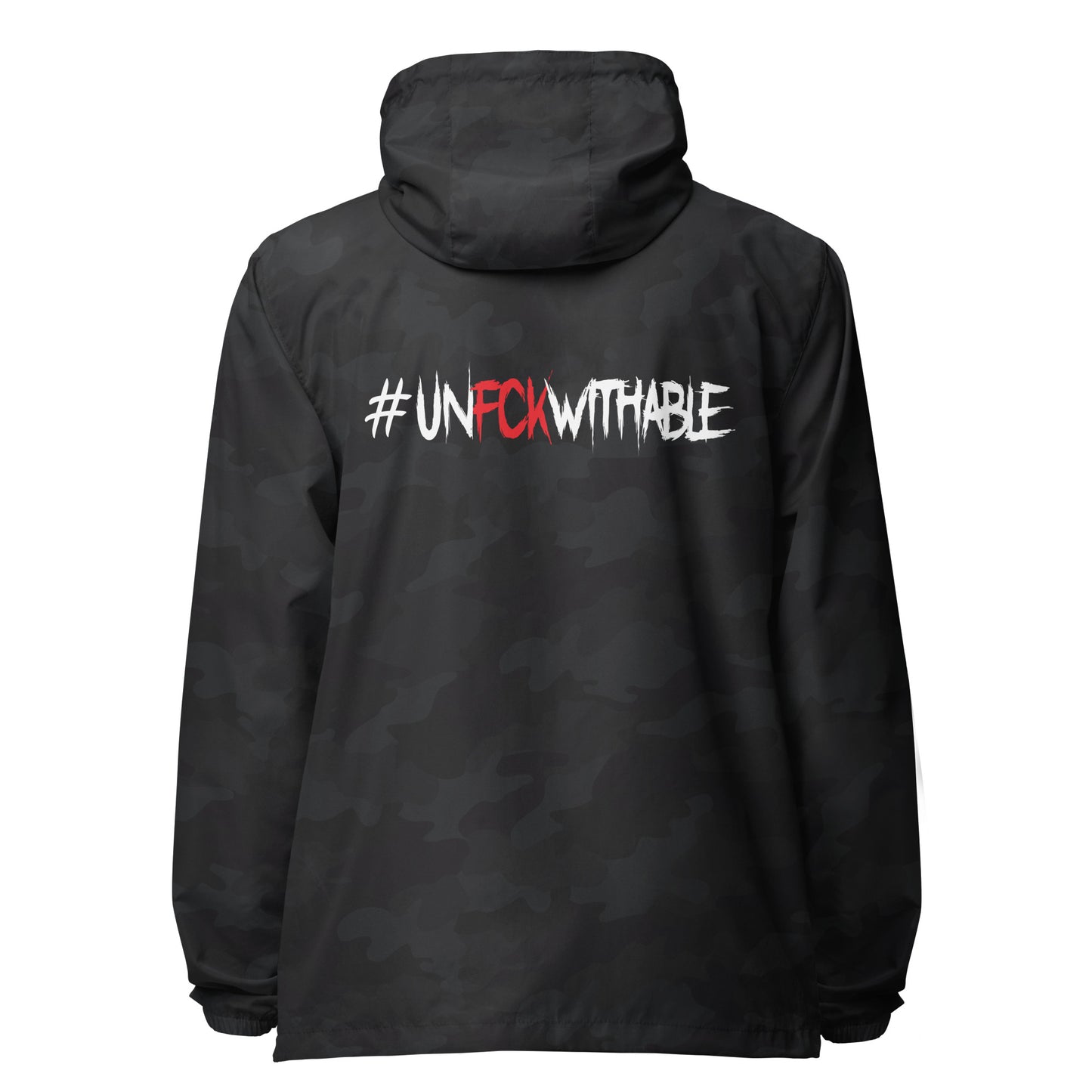 Unfckwithable lightweight zip up windbreaker