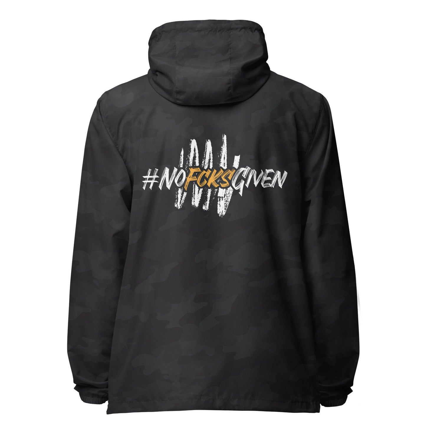 Nofcksgiven lightweight zip up windbreaker