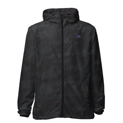 Afro Play Model lightweight zip up windbreaker
