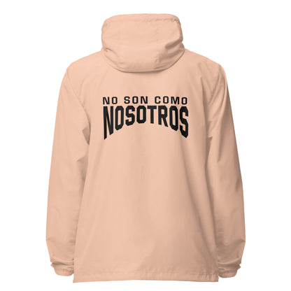 Non Son Como Nosotros Unisex lightweight zip up windbreaker
