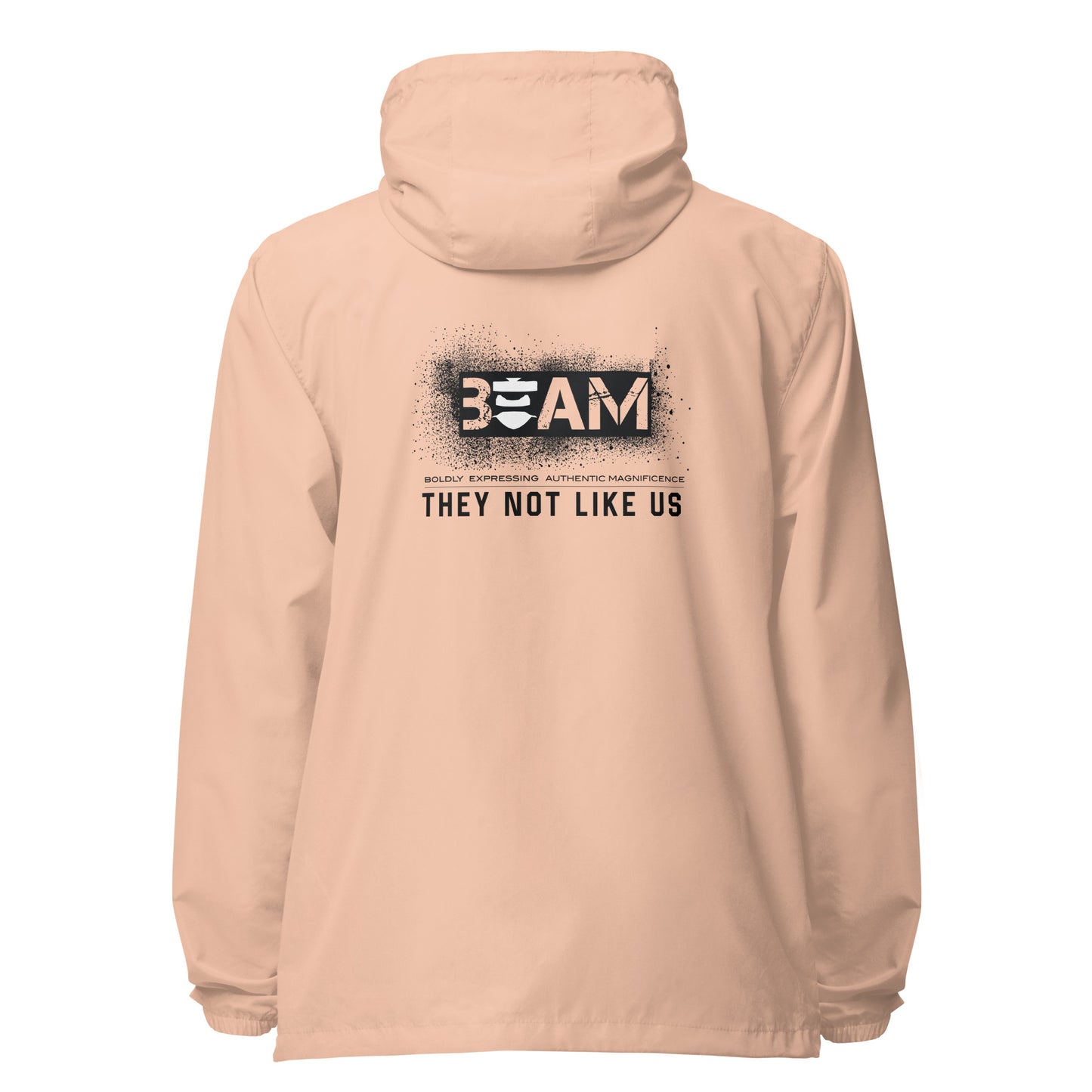 Beam They Not Like Us Unisex lightweight zip up windbreaker