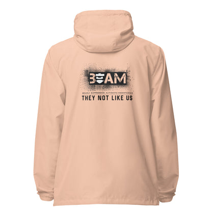 Beam They Not Like Us Unisex lightweight zip up windbreaker