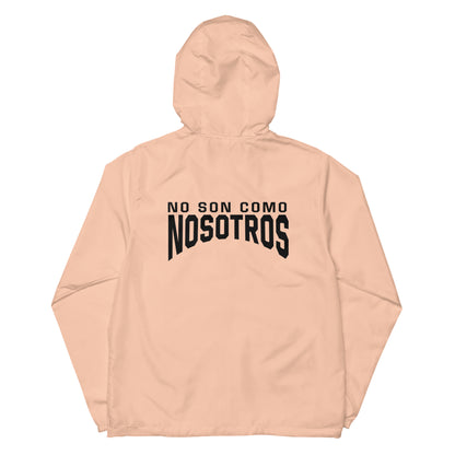 Non Son Como Nosotros Unisex lightweight zip up windbreaker