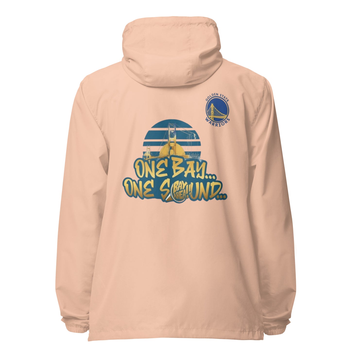 Golden State Warriors Unisex lightweight zip up windbreaker