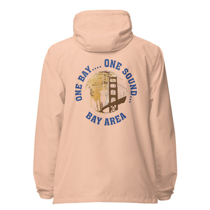 One Bay One Sound Unisex lightweight zip up windbreaker