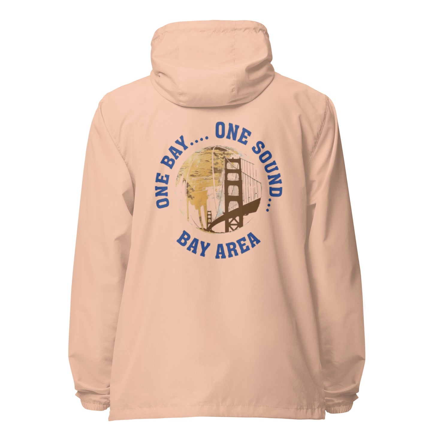 One Bay One Sound Unisex lightweight zip up windbreaker