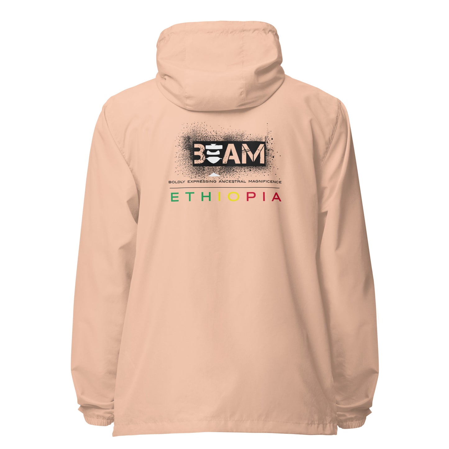 Beam Ethiopia Signature Unisex lightweight zip up windbreaker