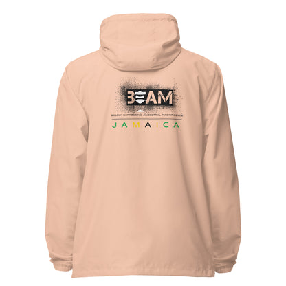 Beam Jamaica Signature Unisex lightweight zip up windbreaker