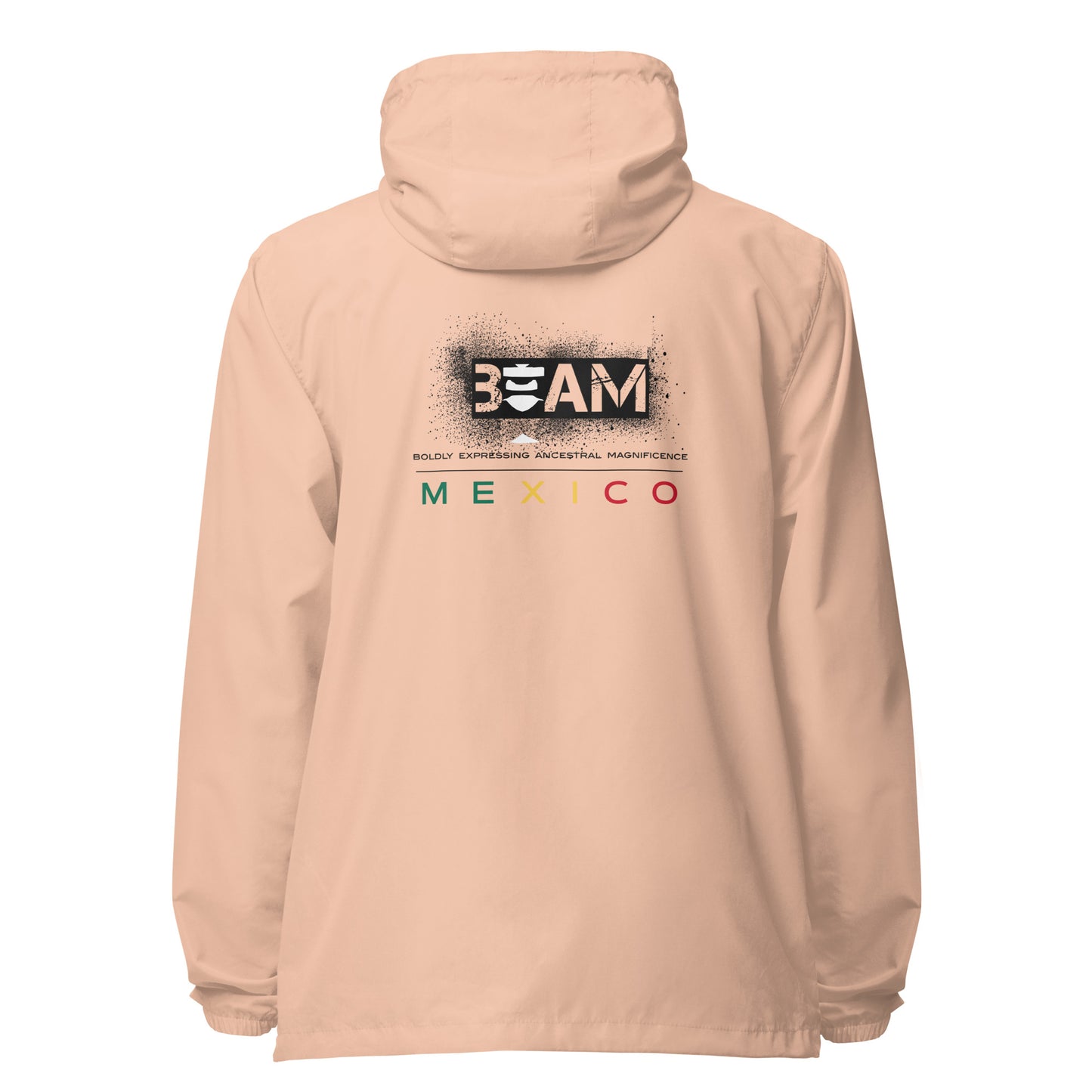 Beam Mexico Unisex lightweight zip up windbreaker