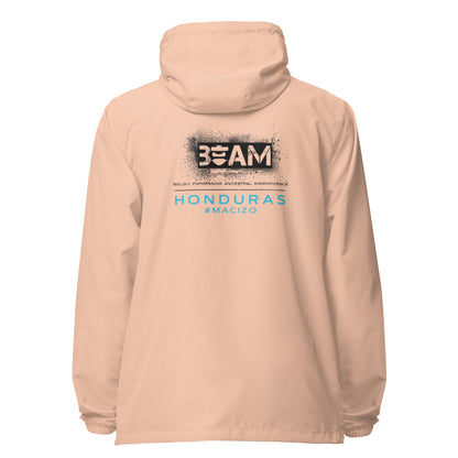 Beam Honduraz Unisex lightweight zip up windbreaker
