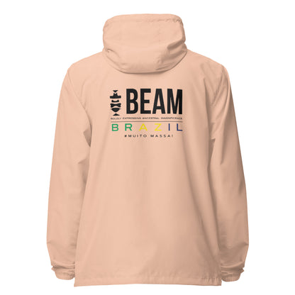 Beam Brazil Unisex lightweight zip up windbreaker