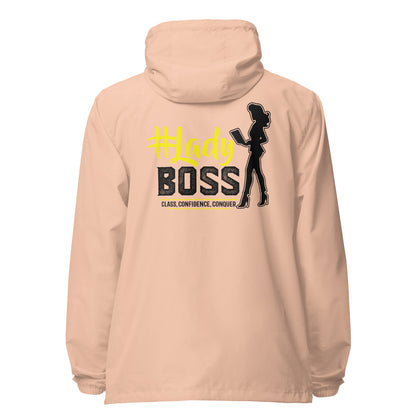 Lady Boss Signature lightweight zip up windbreaker