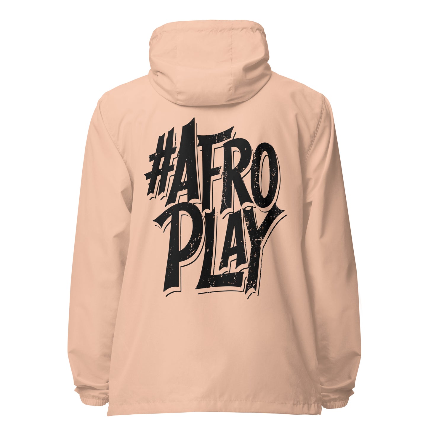 Afro Play Model Signature lightweight zip up windbreaker