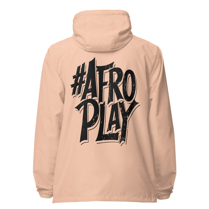 Afro Play Model Signature lightweight zip up windbreaker