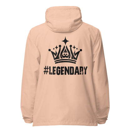 Legendary Signature lightweight zip up windbreaker