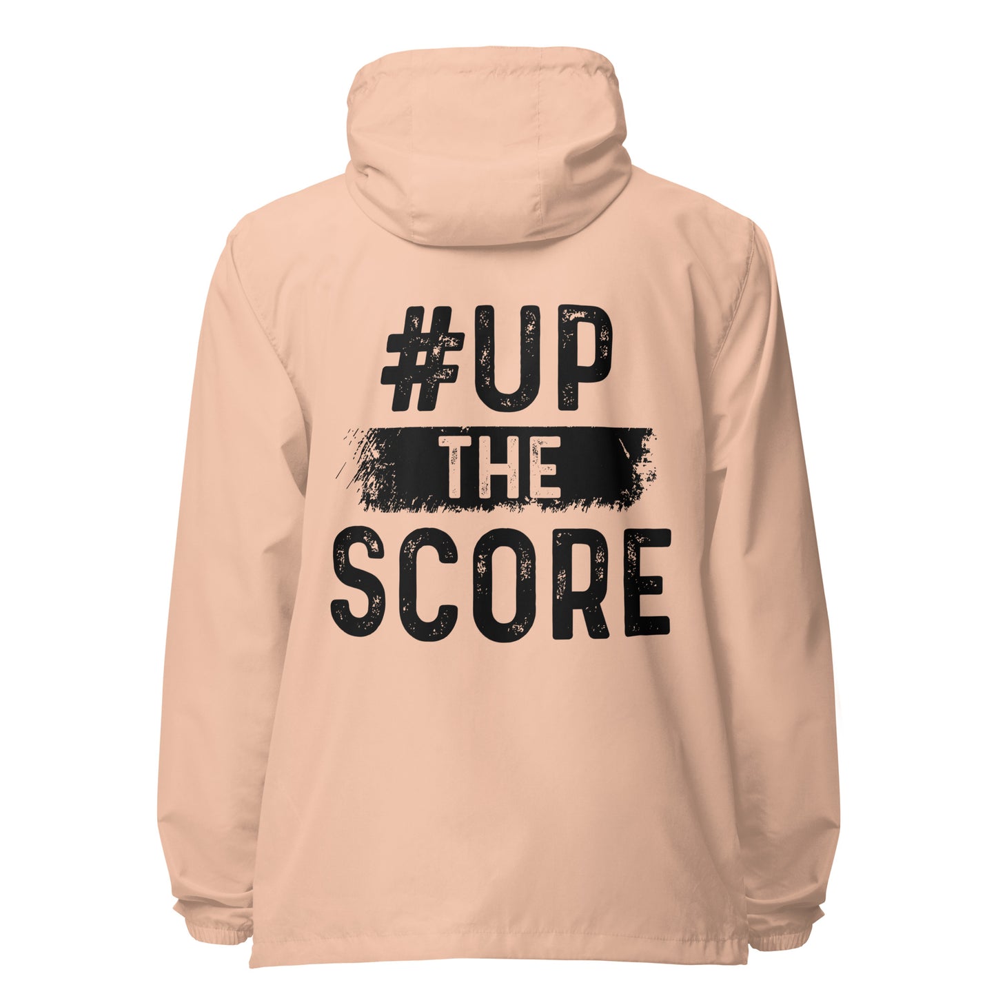 Up the Score Signature lightweight zip up windbreaker
