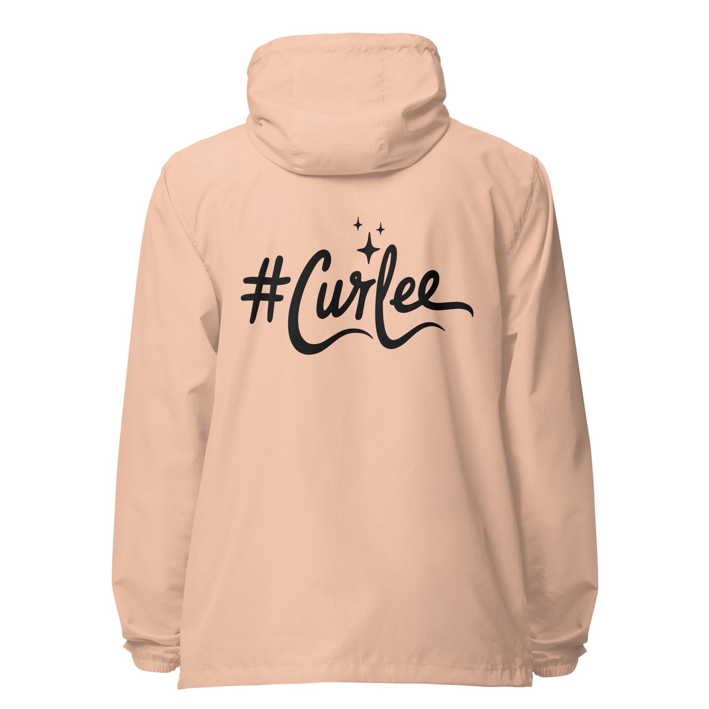 Curlee Signature lightweight zip up windbreaker
