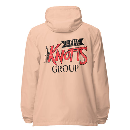 The Knotts Group Signature lightweight zip up windbreaker