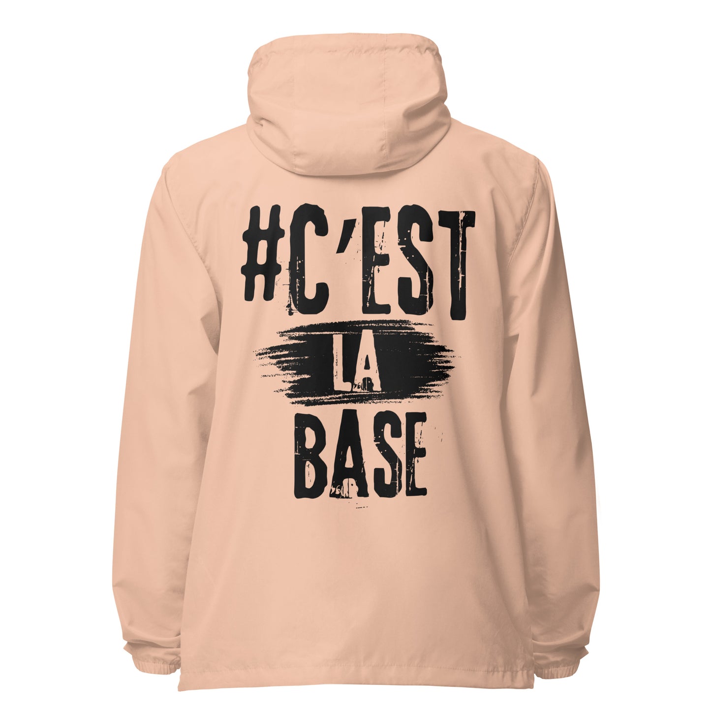 Cest La Base Signature lightweight zip up windbreaker