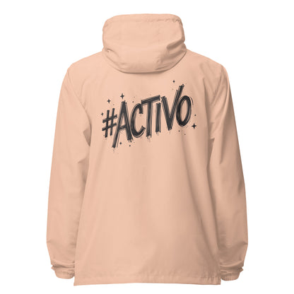 Activo Signature lightweight zip up windbreaker