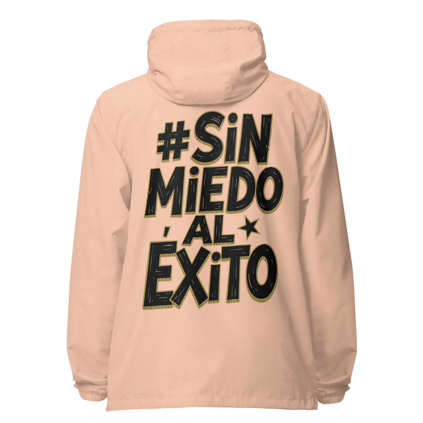 Sin Miedo Al Exito Signature lightweight zip up windbreaker