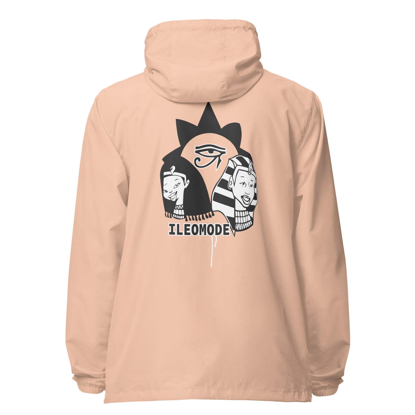 IleOmode Eye lightweight zip up windbreaker
