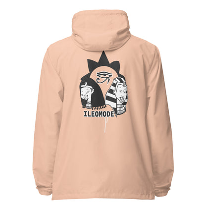 IleOmode Eye lightweight zip up windbreaker