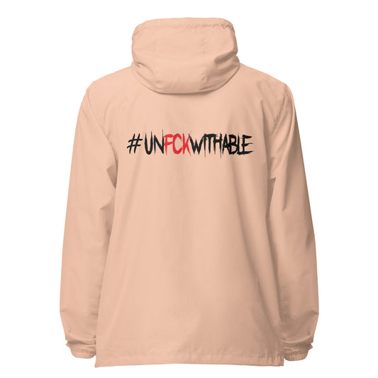 Unfckwithable Signature lightweight zip up windbreaker