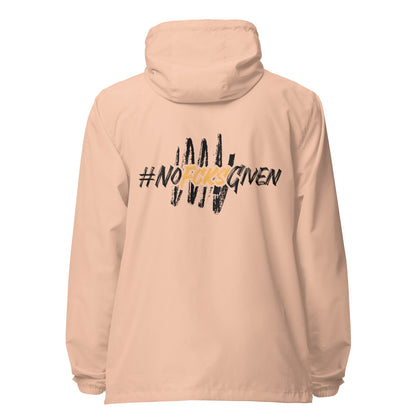 Nofcksgiven Signature lightweight zip up windbreaker