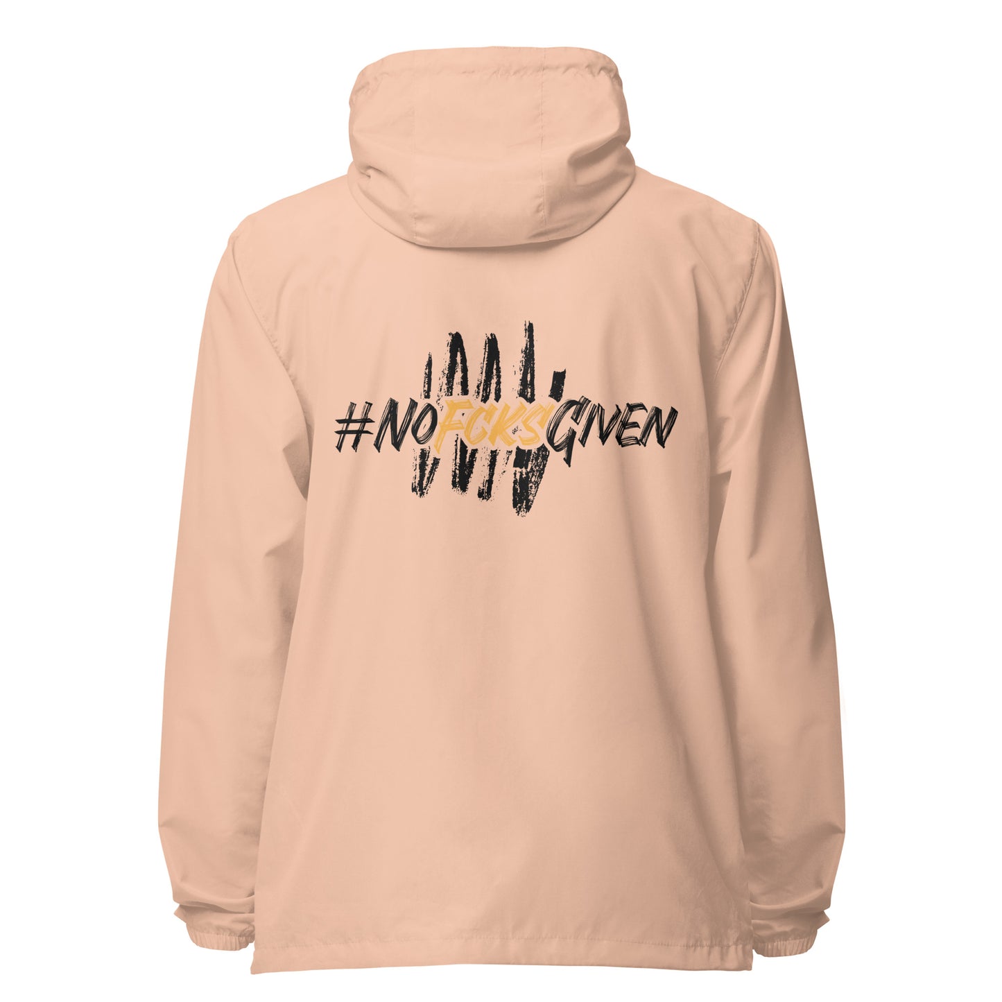 Nofcksgiven Signature lightweight zip up windbreaker