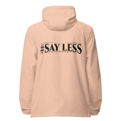 Sayless Signature lightweight zip up windbreaker