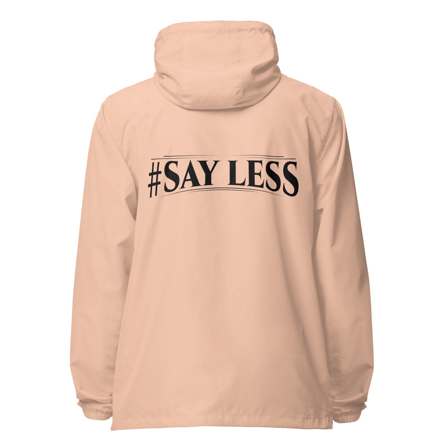 Sayless Signature lightweight zip up windbreaker