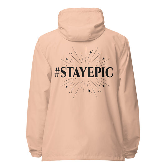 Stayepic Signature lightweight zip up windbreaker