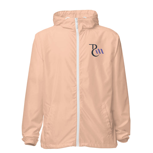 Boldly Expressing Unisex lightweight zip up windbreaker