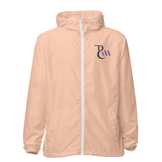 Beam lightweight zip up windbreaker