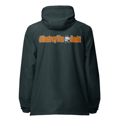 Destroy The Doubt lightweight zip up windbreaker