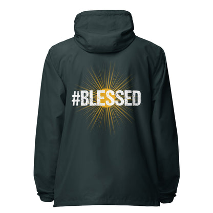 Blessed lightweight zip up windbreaker