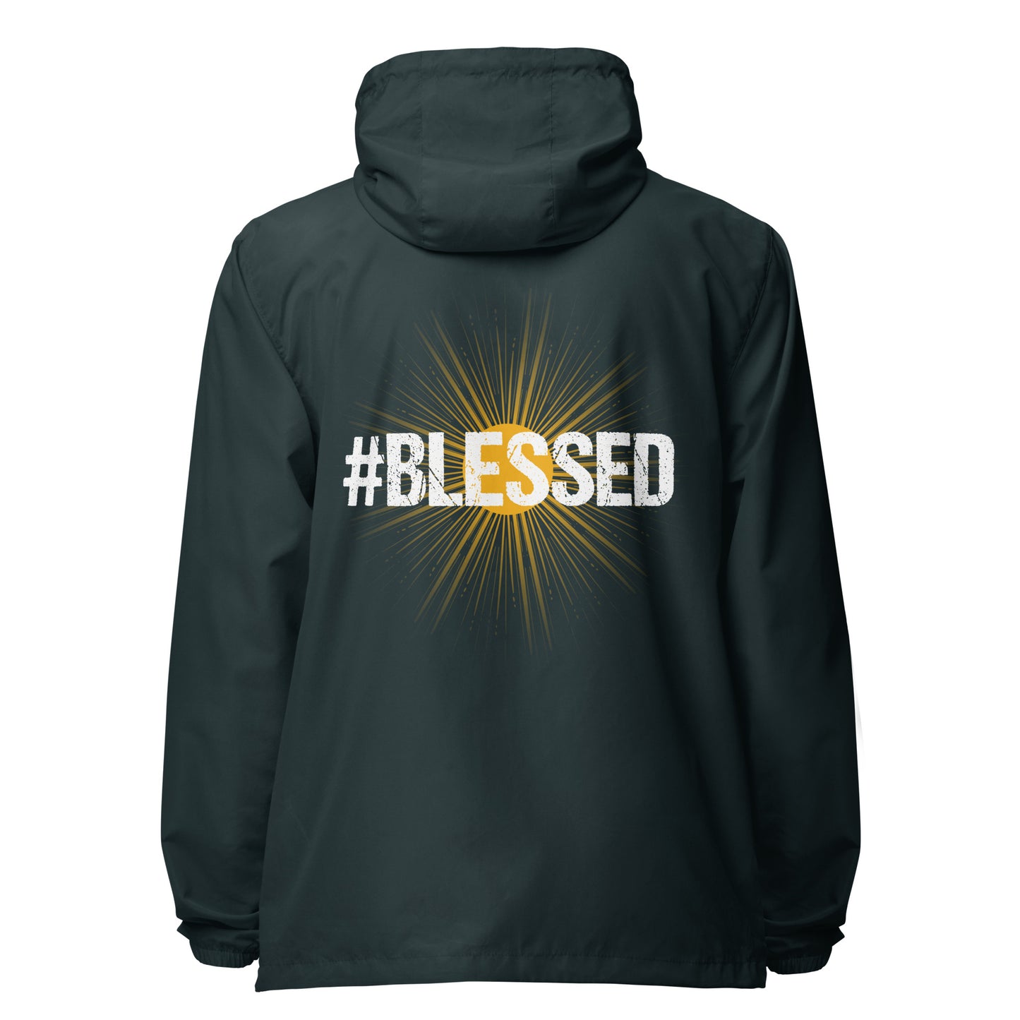 Blessed lightweight zip up windbreaker