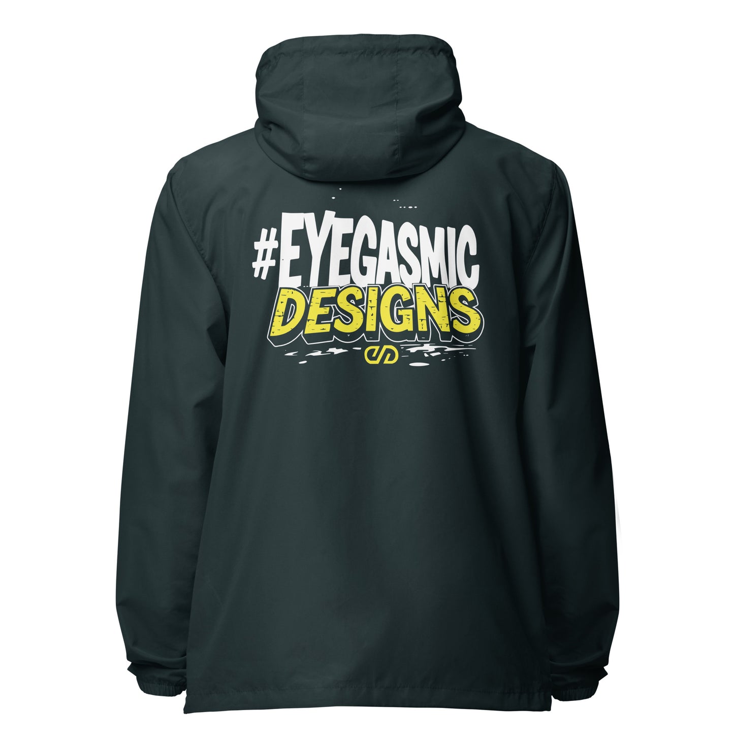 Eyegasmic Designs lightweight zip up windbreaker