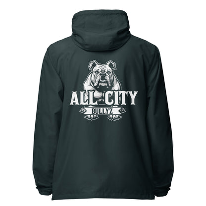All City Bullzy lightweight zip up windbreaker