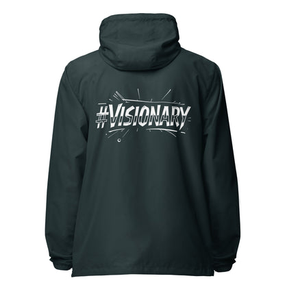Visionary lightweight zip up windbreaker