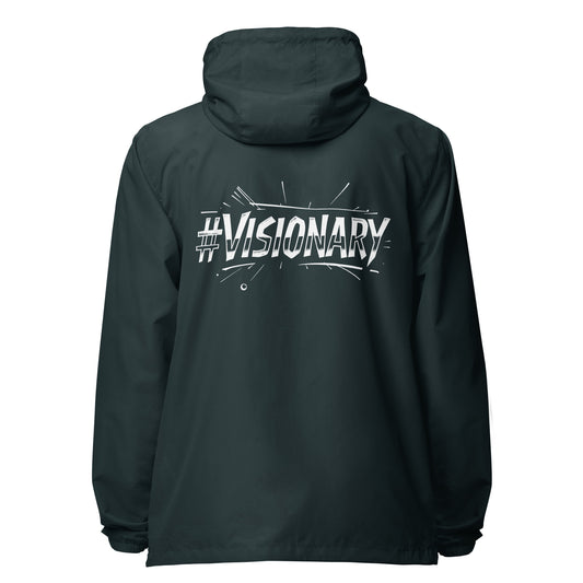 Visionary lightweight zip up windbreaker