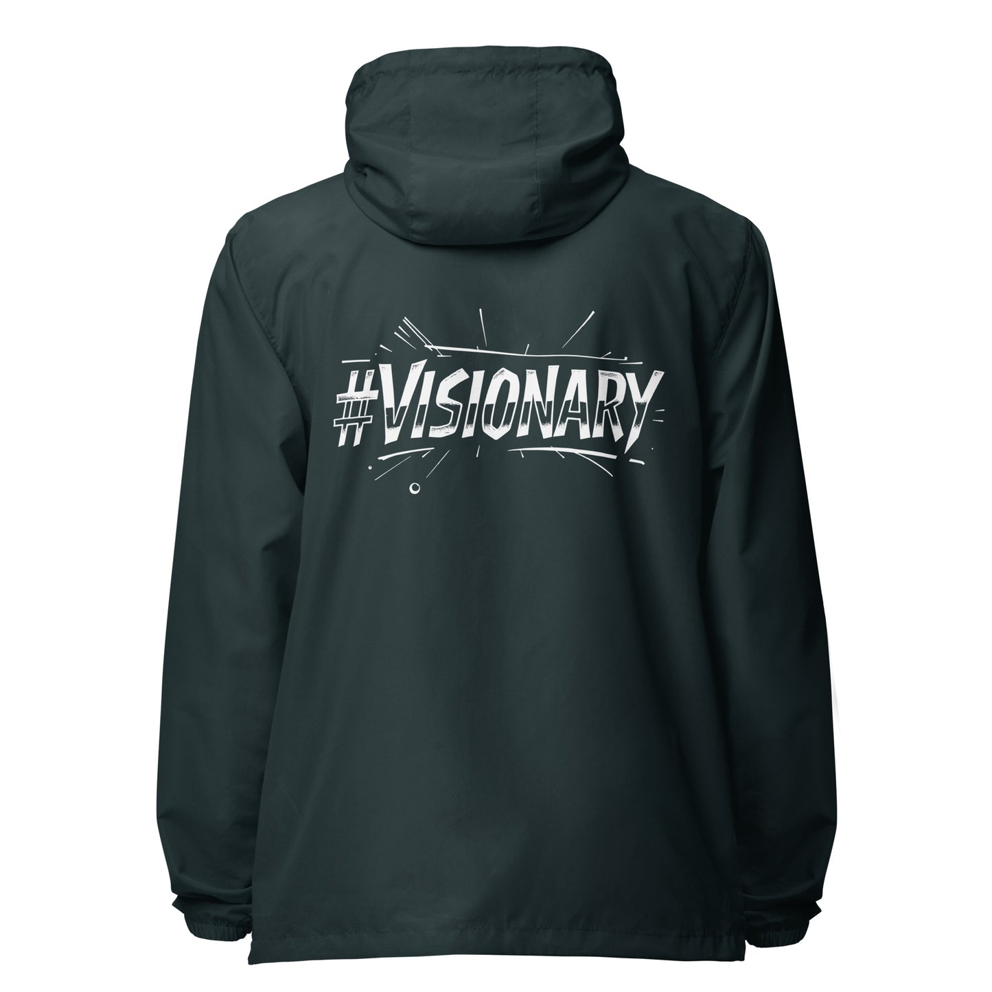 Visionary lightweight zip up windbreaker