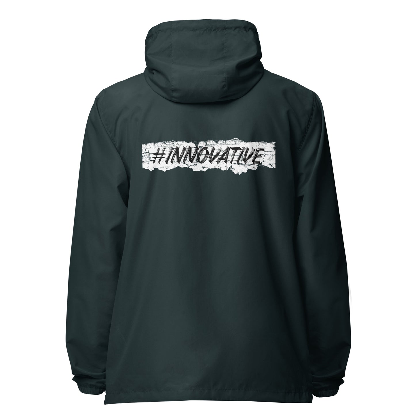 Innovative lightweight zip up windbreaker