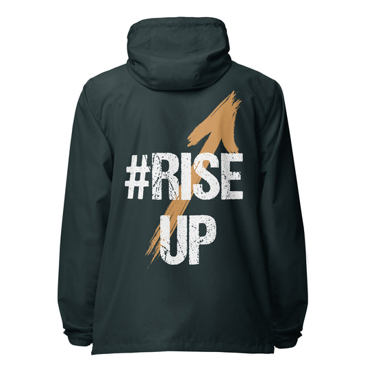 Rise Up lightweight zip up windbreaker