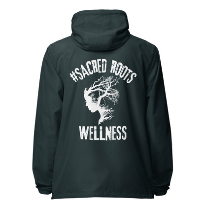 Sacred Roots lightweight zip up windbreaker