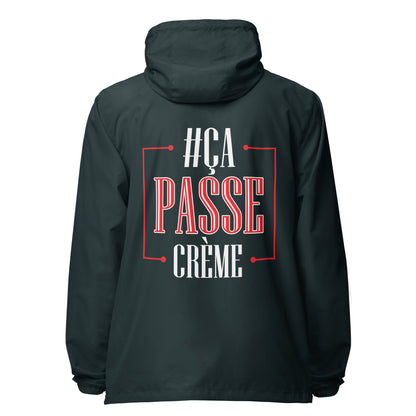 Ca Passe Creame lightweight zip up windbreaker