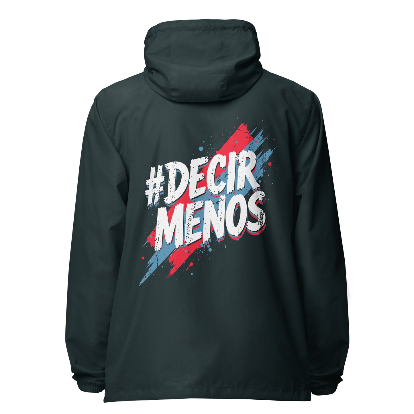 Decir Menos lightweight zip up windbreaker