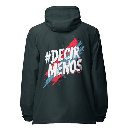 Decir Menos lightweight zip up windbreaker